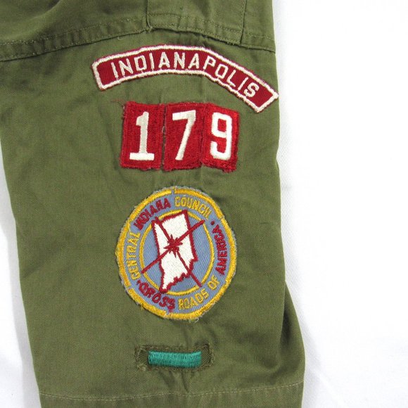 Vintage Mid Century Boy Scout Uniform Shirt V Neck - Picture 5 of 5